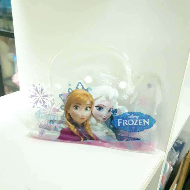 

TEMPAT PENSIL bentuk tas FROZEN + stationery elsa anna anak