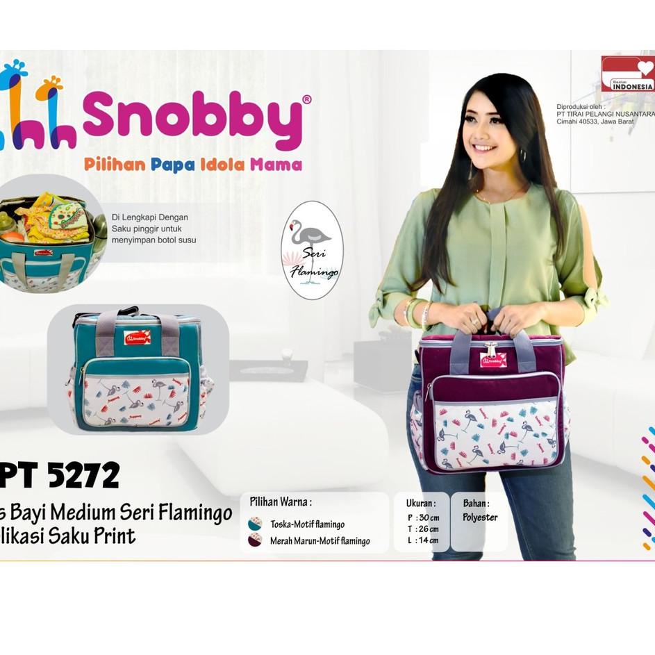 Snobby Tas Bayi Besar / Sedang / Kecil Flamingo Series-LDA