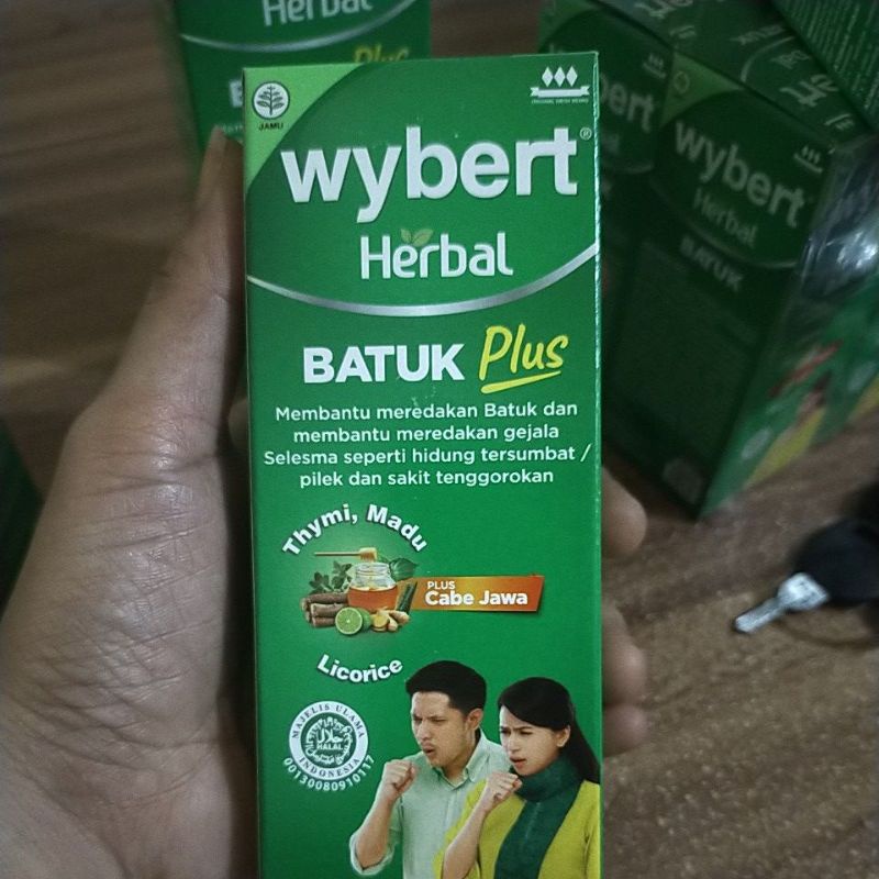 wybert sirup plus  / obat batuk flu herbal aman buat ibu hamil