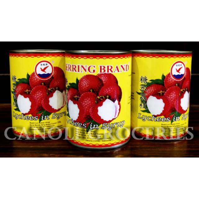 

LYCHEE CAN II BUAH LECI KALENG II LYCHEE IN SYRUP HERRING BRAND