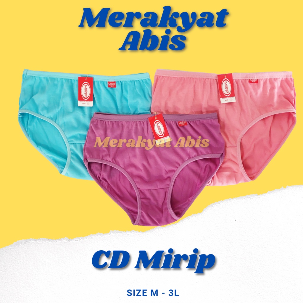 Undies celana dalam wanita merk random / CD cewek lokal / underwear made in indonesia / daleman