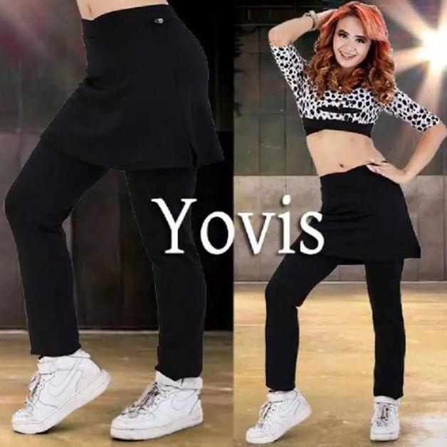 Celana Senam Wanita Jumbo / Celana Senam Rok Jumbo Yovis Sport / Celana Olahraga Wanita Jumbo /