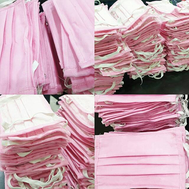 MASKER 3 PLY NON WOVEN FABRIC 1 BOX 50 PCS