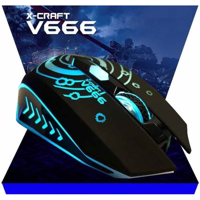 Mouse Gaming Alcatroz X-Craft V333/V555/V666/V777 2400Dpi