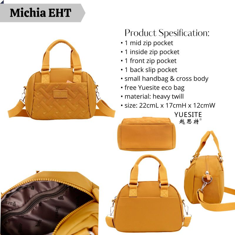 Tas wanita handbag tenteng selempang yuesite michia original cyutebags