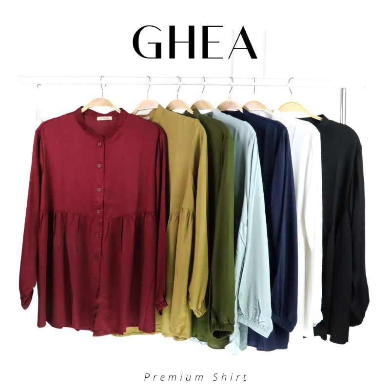 DYSEE - GHEA SHIRT | KEMEJA RAYOON TWILL | ATASAN WANITA