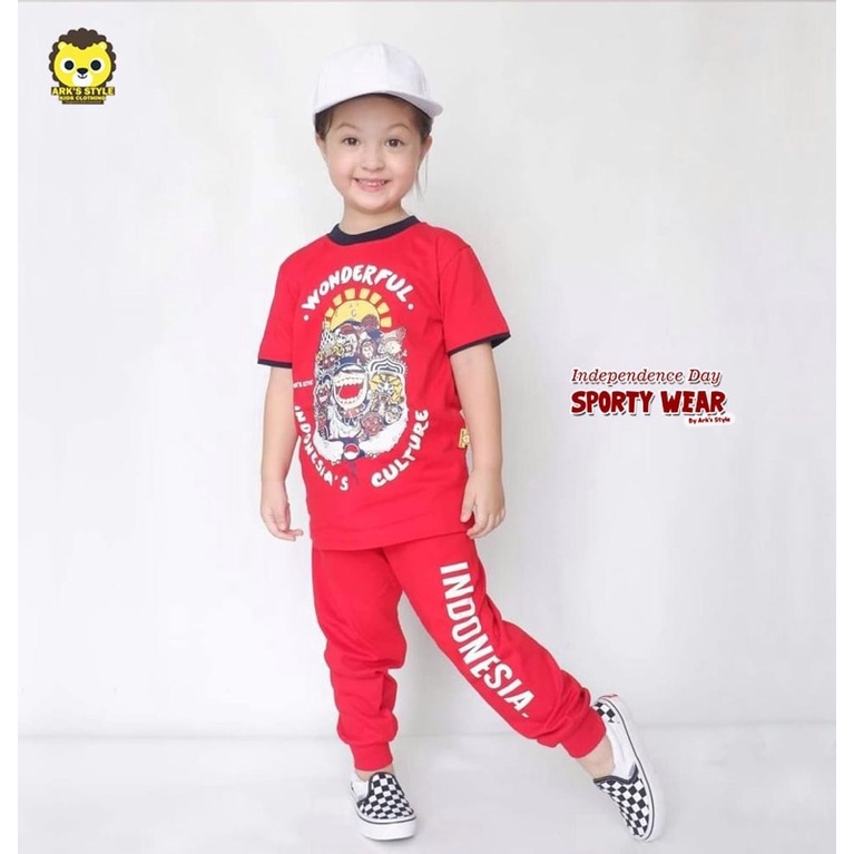 Setelan Anak Set Independence Kemerdekaan Arks Style