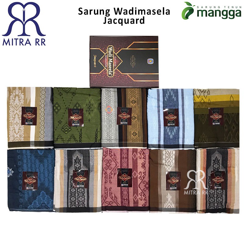 Sarung Mangga Wadi Maseela Jacquard Sarung Wadimasela Tenun Jaguard Dewasa