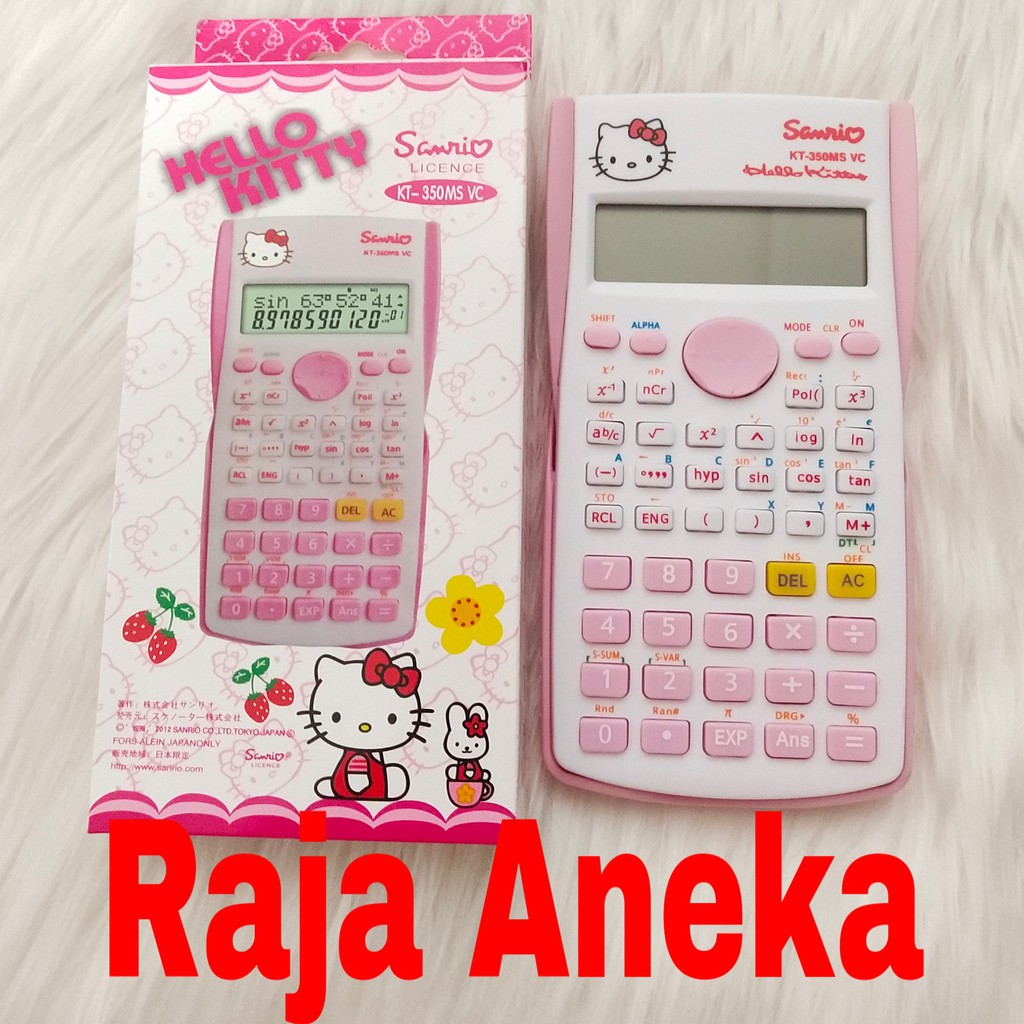 

HJK Kalkulator ILMIAH SCIENTIFIC doraemon dan Hello Kitty KARAKTER 350 SCIENTIFIC / ILMIAH / SAINS /