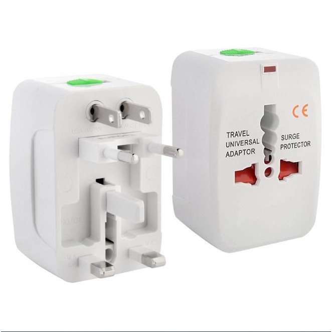 Travel adaptor universal all in one 110v - 250v / 10a berbagai negara