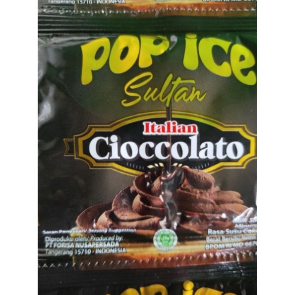 

pop ice SULTAN italian chocolate / Renceng