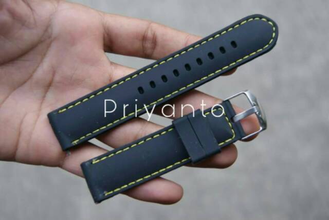 Strap Tali Jam Tangan Karet 20mm Tali jam karet 20mm