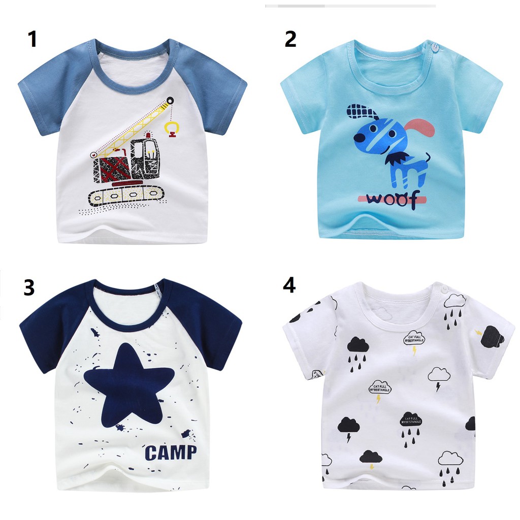 T shirt anak dan bayi import laki laki dan perempuan