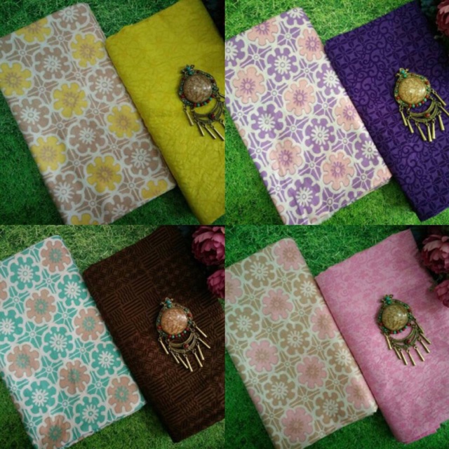 set kain batik dan embos