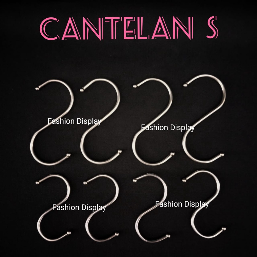 Cantelan S/Besi Cantelan/Cantolan Multifungsi/Display Hanger Baju/Hanger Besi/Cantelan Besi-BH