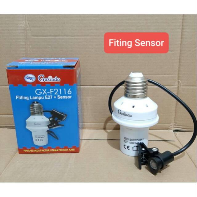 Fitting sensor/Alat otomatis lampu/Sensor otomatis