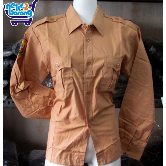 Baju Panjang Seragam Pramuka Penggalang - Seragam Pramuka SD SMP & SMA Pria