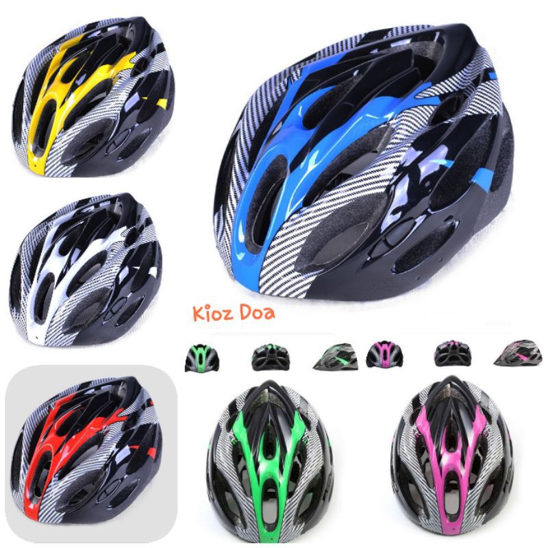  Helm  Sepeda  Pria Wanita  Adult Bike Helmet  EPS Foam PVC 
