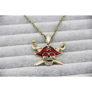 kalung bajak laut pirate warna bronze 50 cm