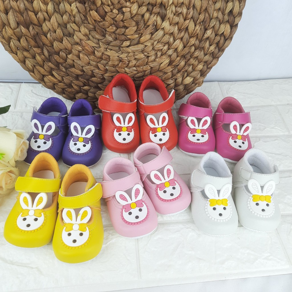 [TAMAN SEPATUKU] SEPATU TRENDY MURAH PREWALKER 0-12 BULAN ANAK PEREMPUAN KARTUN KELINCI CPX06