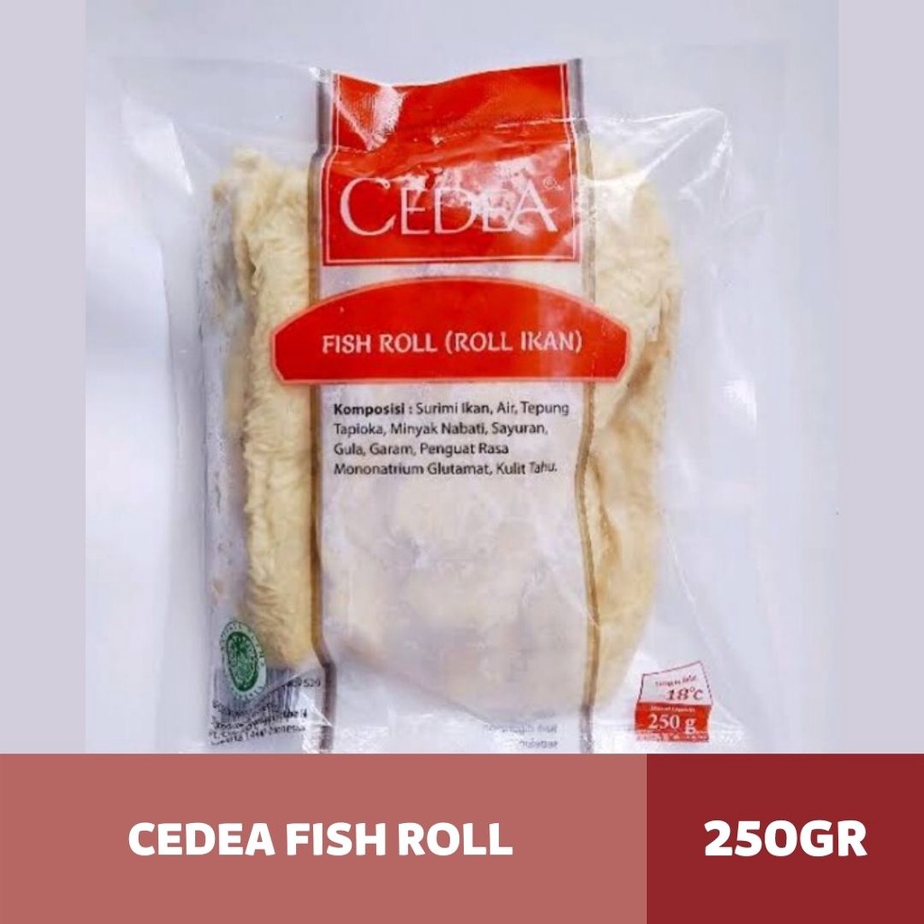 

CEDEA Fish Roll Frozen Makanan Beku|Cedea Ikan Olahan Fish Roll 250gr&500gr|1Kg Cedea Enak