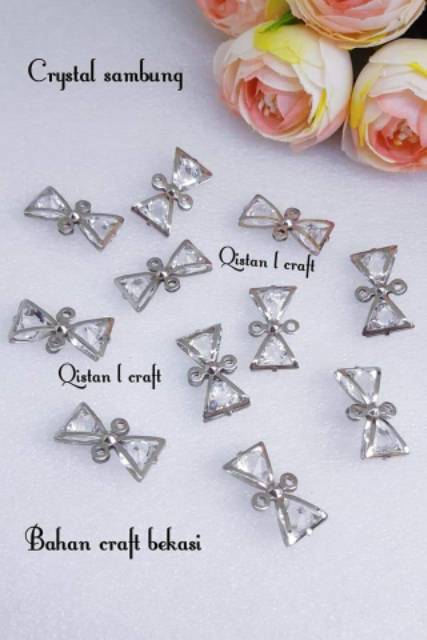 Crysta pita sambung 12pcs