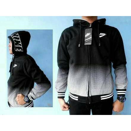 HOODIE JAKET PRIA BOLAK BALIK 2IN1 2 IN 1 PARASUT  fashion F9W6 jaket nike dryfit/sweater nike