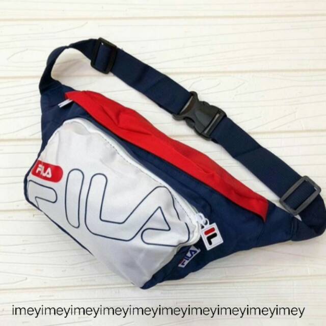 Waistbag FlLA miring tas selempang wanita tas lokal tas murah