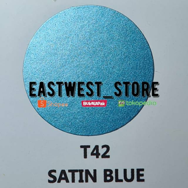 Satin Blue T42<br />sapporo Ultimate Cat Semprot Spray Tahan Bensin Dan Tahan Retak Isi 400 Cc