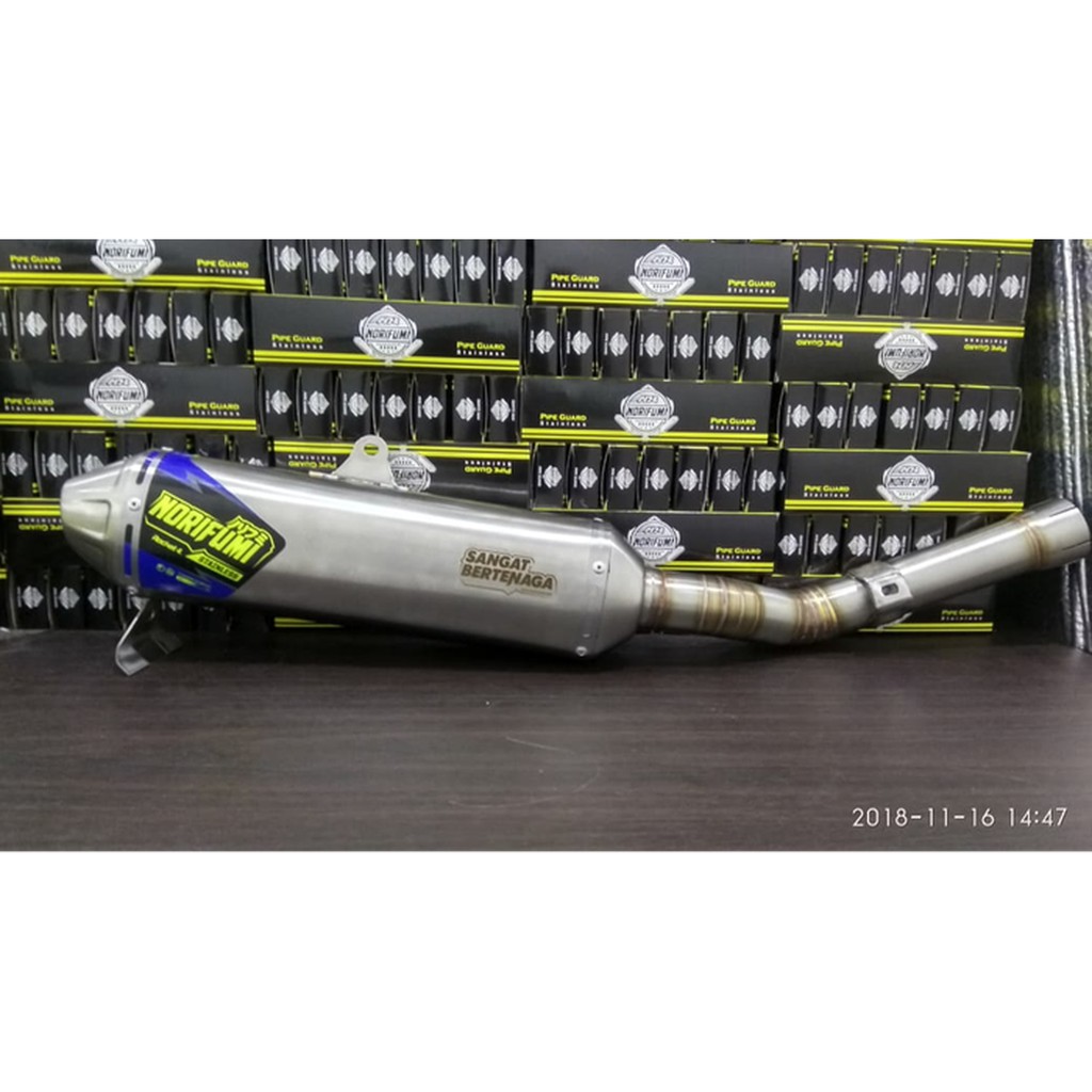 *Otomotif* KNALPOT KAWASAKI KX250 NORIFUMI ROCKET SLIPON Original