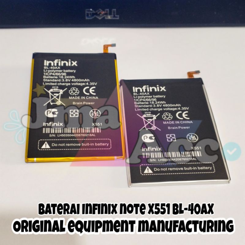 Baterai Infinix Note X551 /BL-40AX battery batre hp