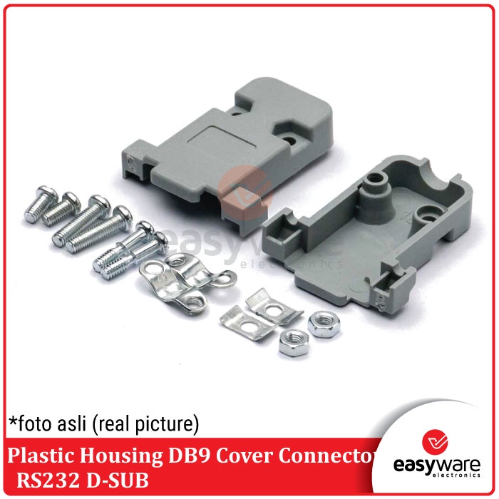 Cover Plastik DB9 Connector Cover DB9 DB 9 Cover Plastic RS232 D-SUB