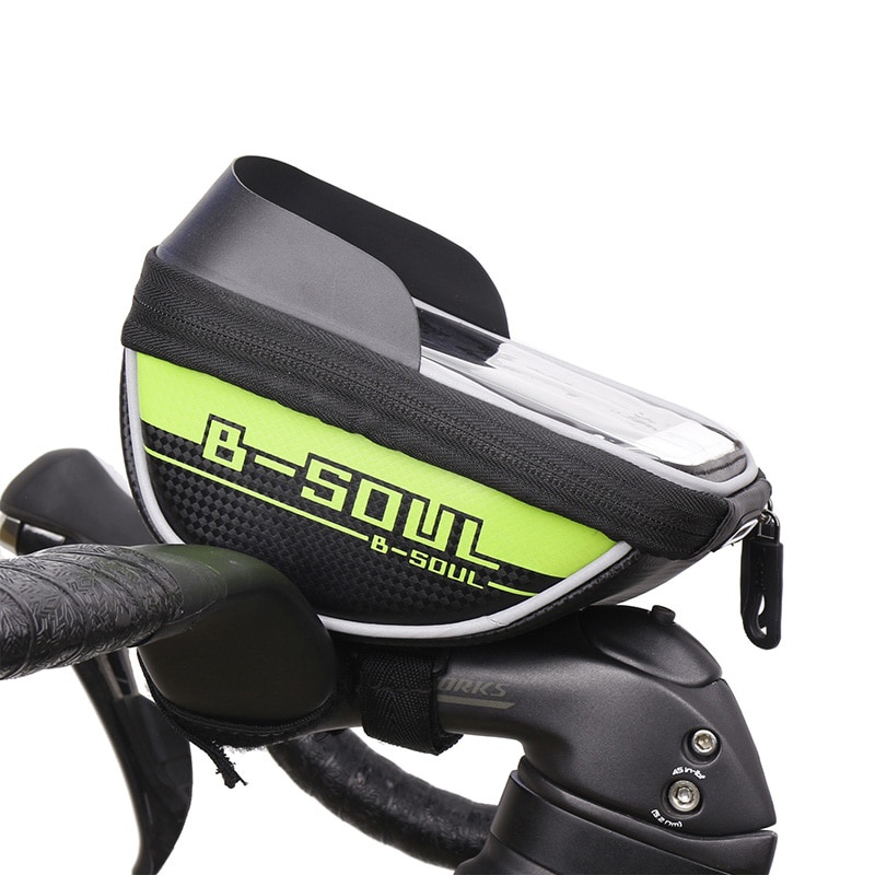 Tas Sepeda Stang Depan B-SOUL 6.5 inch Front Handlebar Bike Phone Holder Waterproof Bicycle Bag