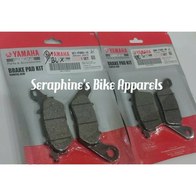 PAKET KAMPAS REM CAKRAM F+R|DISK BRAKE PAD|ORIGINAL YAMAHA YGP| FOR NMAX NON ABS
(DEPAN + BELAKANG)