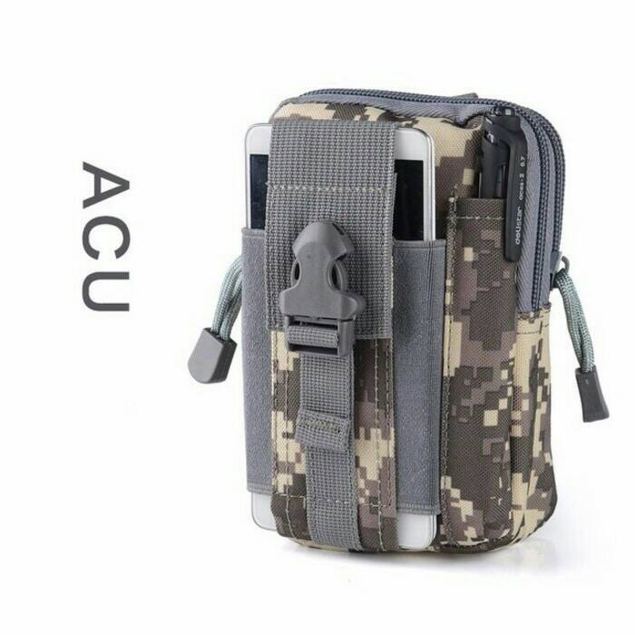 Tas pinggang import/aksesoris gadget/sarung hp/tas army/waist bag