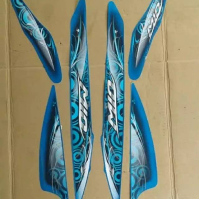 striping Mio smile 2012 biru