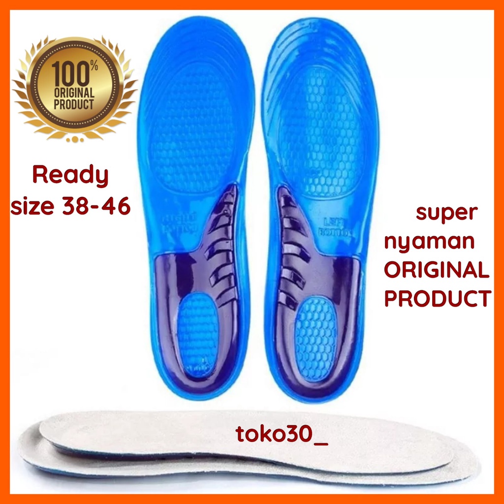 INSOLE SEPATU INSOLE SILICONE GEL INSOLE SEPATU OLAHRAGA