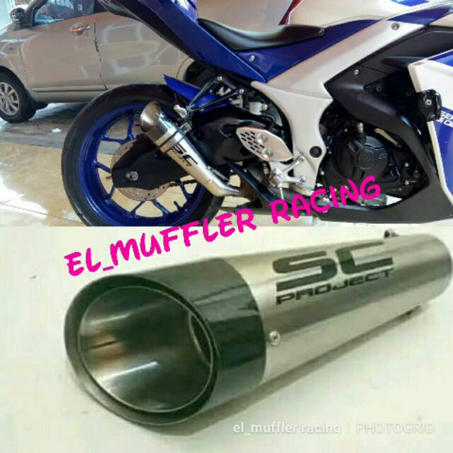 knalpot racing SC Project Slip on Yamaha R25