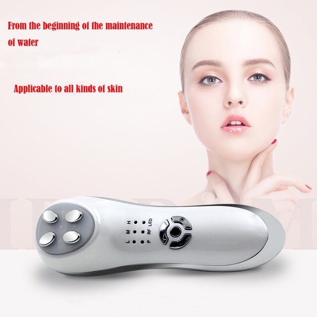 ALAT SETRIKA WAJAH Meso Mini RF EMS Led Photon Kecantikan Mengencangkan Peremajaan Kerut Removal