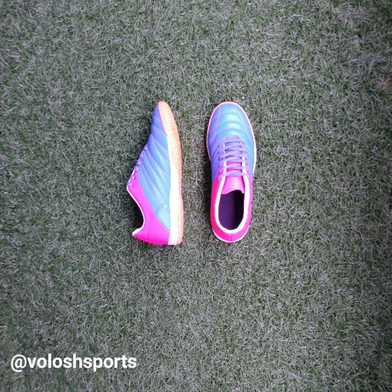 Sepatu Futsal Volosh SCR-001 Biru Pink