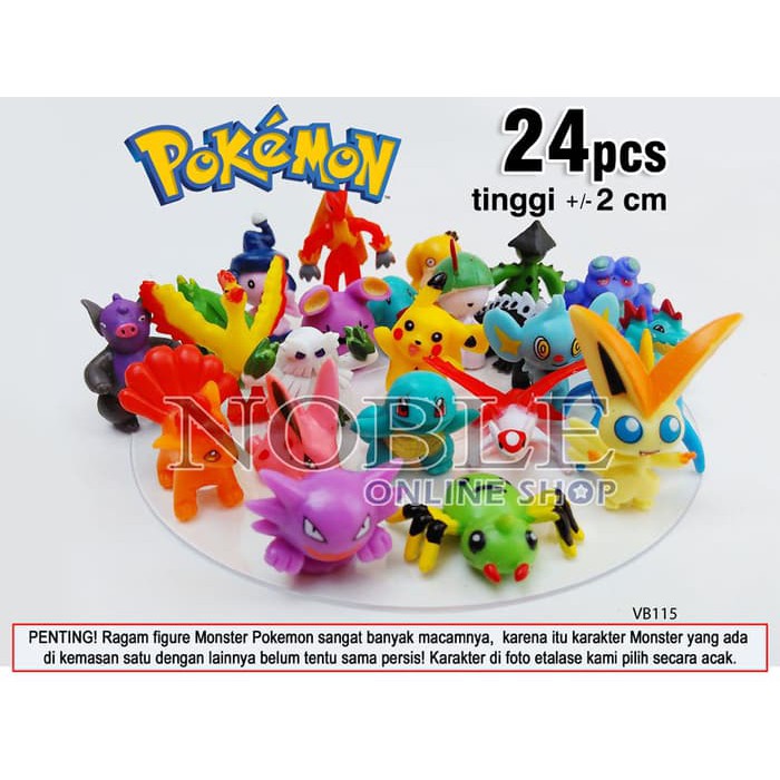 Figure Robocar Poli - Mainan Robot Avegers - Figure Justice League 24Pcs Pokemon Figure-Pokemon Go-