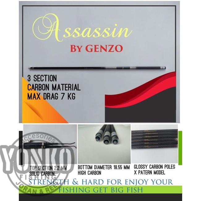 JORAN TEGEK GENZO ASSASIN 270-300-360...SUPER HARD