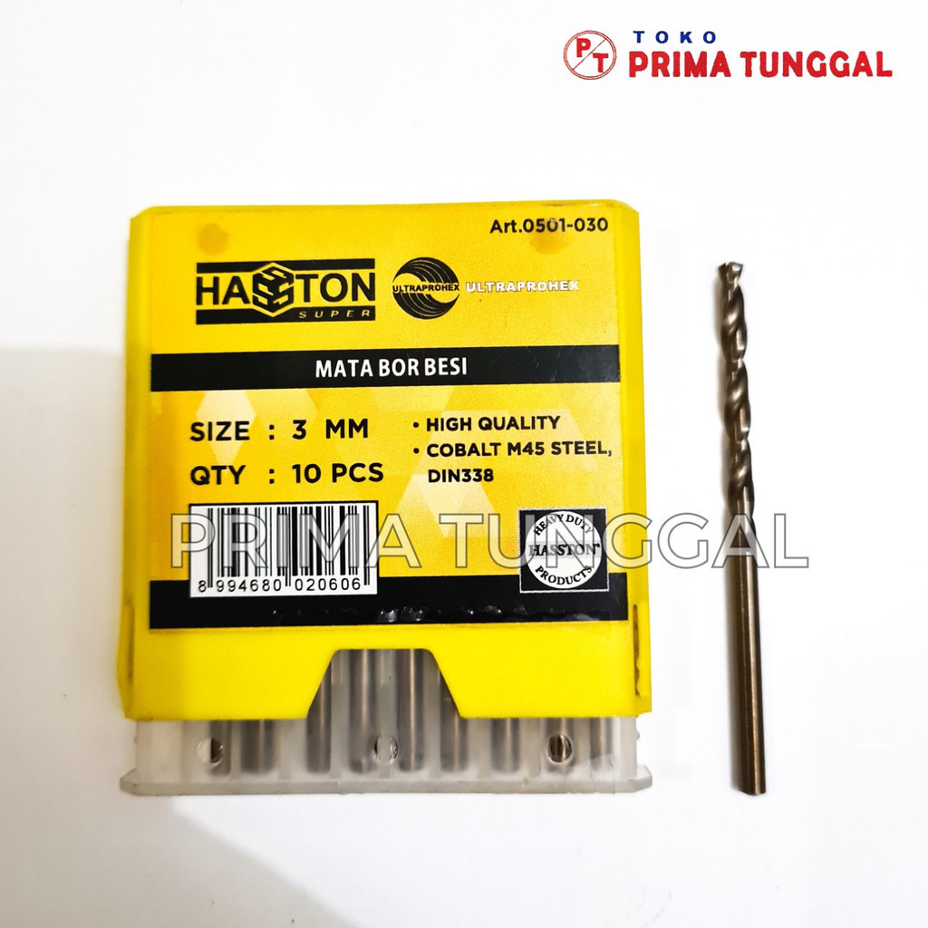 Mata Bor Besi Hasston 3mm Matabor Besi Prohex Mata Bor Kayu Prohex 3MM