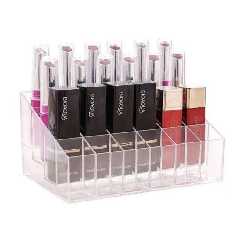 02 Kotak Lipstik Tempat Lipstik Wadah Rak Lipstik Lipbalm Rak Lipstik sekat