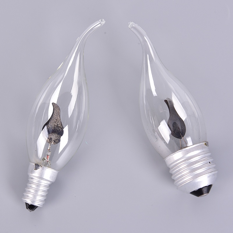 {LUCKID}E27 E14 LED Burning Candle Light Fire Effect Decorative Flame Flame Lamp Bulb