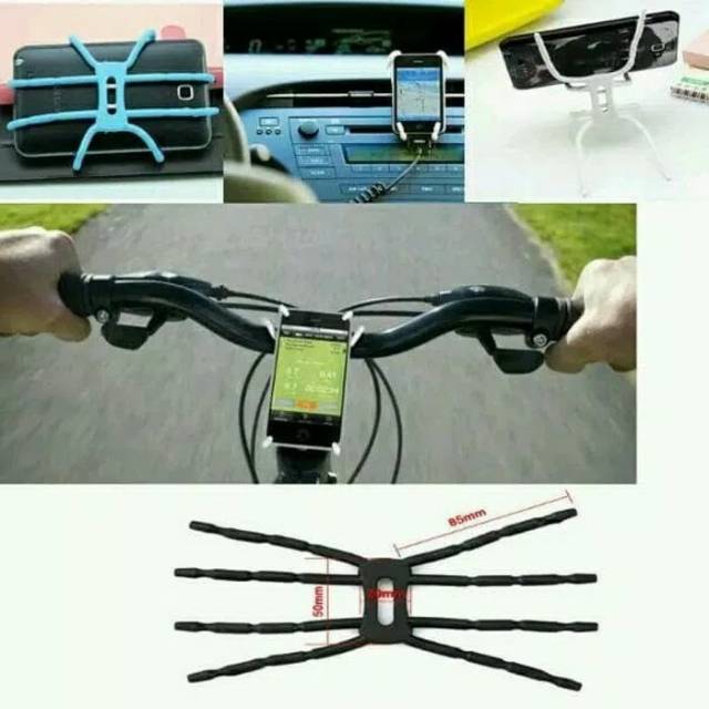 baru...Holder Spider penyangga hp di motor,mobil dan sepeda