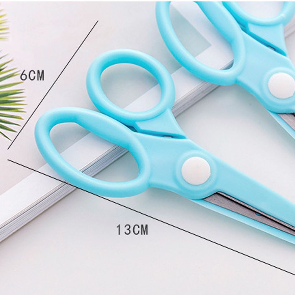 Mxbeauty Gunting Plastik Kantor Portable Handmade Tools Safety Round Head Art Tool Alat Pemotong Multifungsi Office Scissor