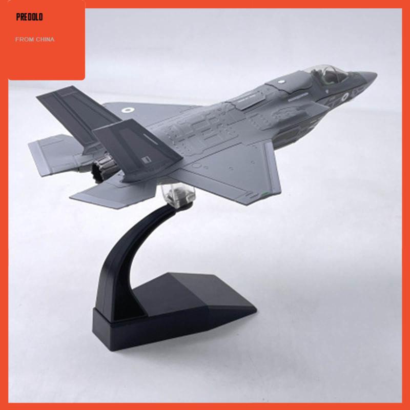 Miniatur Diecast Pesawat Tempur F-35B Skala 1 / 72 Bahan Alloy Untuk Dekorasi Rumah / Kantor