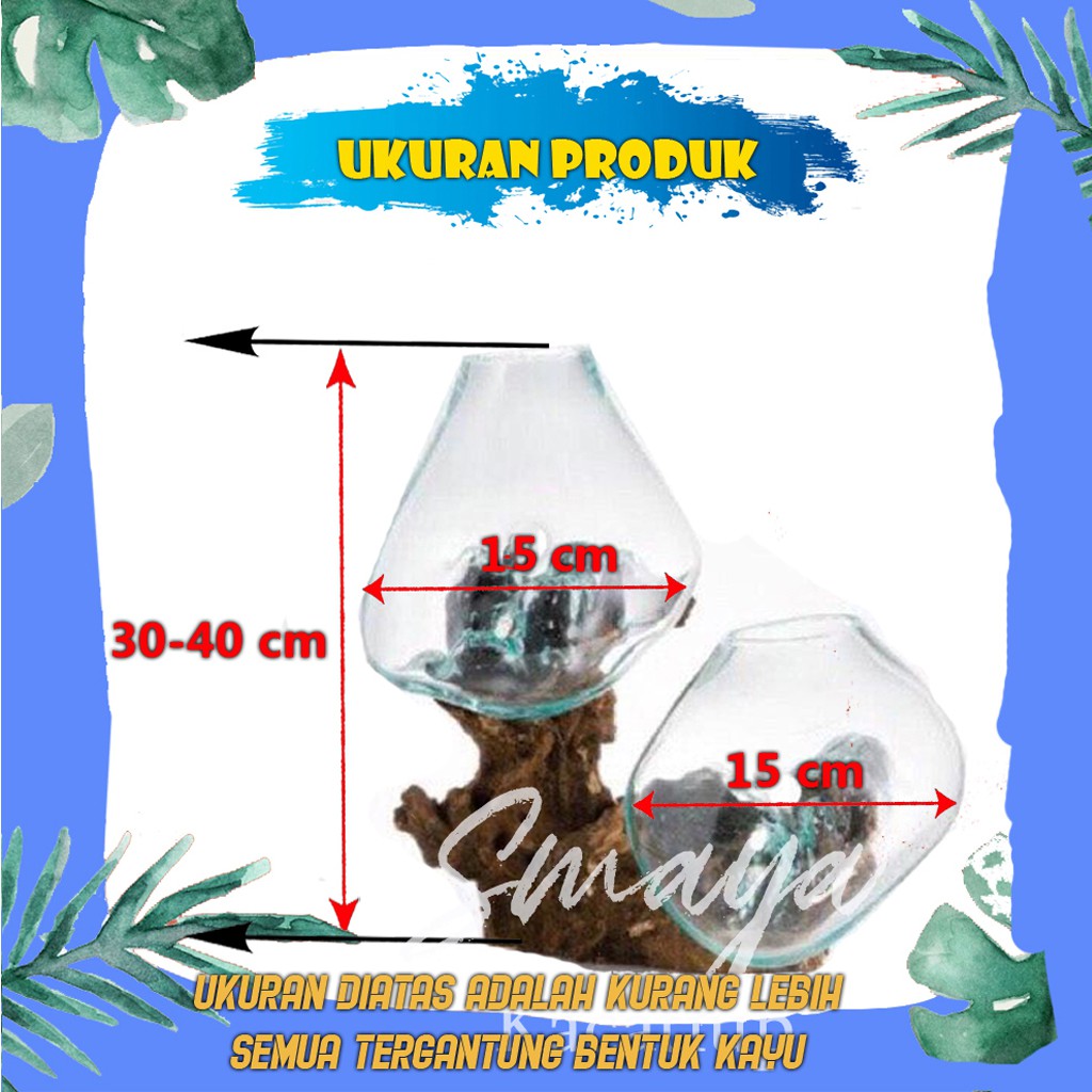 AQUARIUM IKAN CUPANG | AKUARIUM AQUARIUM IKAN HIAS KAYU KACA AKRILIK  UNIK KECIL MINI BULAT MURAH