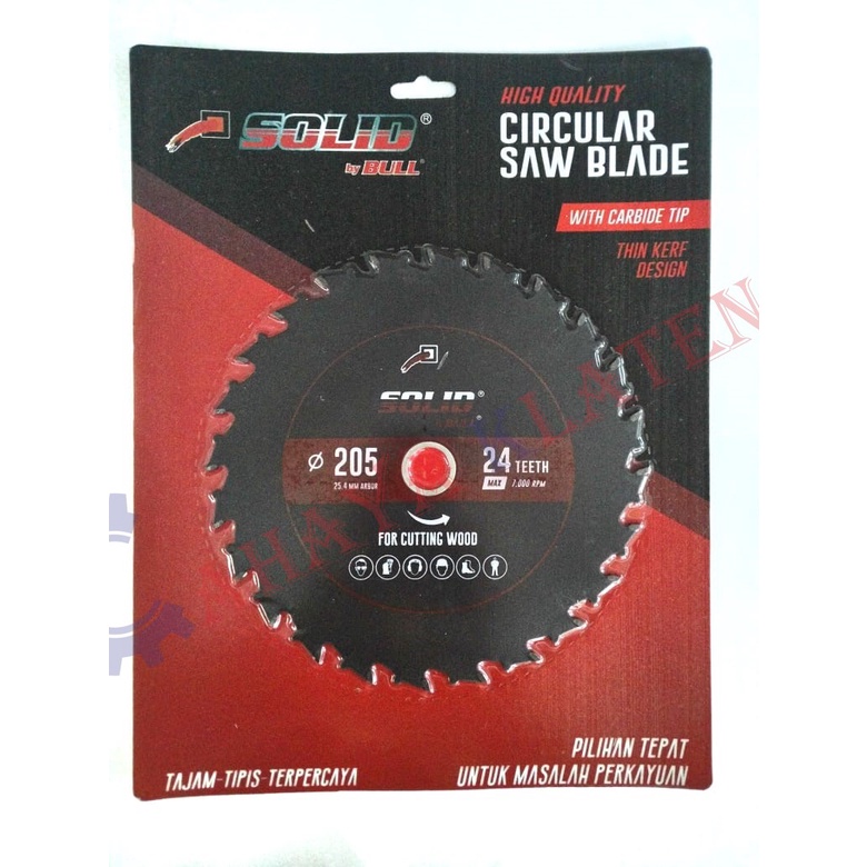 SOLID 8" X 24T // MATA GERGAJI SOLID 8 INCH